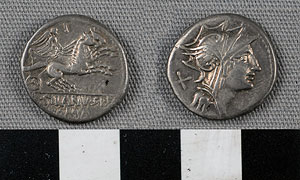 Thumbnail of Coin: Roman Republic, Denarius (1919.63.0752)