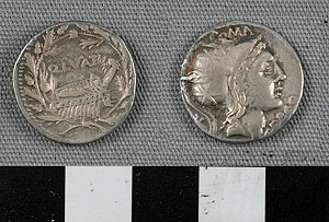 Thumbnail of Coin: Roman Republic, Denarius (1919.63.0771)