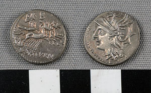 Thumbnail of Coin: Roman Republic, Denarius (1919.63.0821)