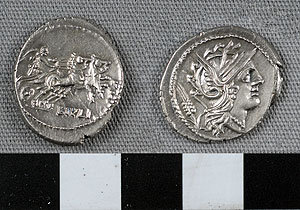 Thumbnail of Coin: Roman Republic, Denarius (1919.63.0831)
