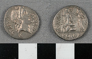 Thumbnail of Coin: Roman Republic, Denarius (1919.63.0838)