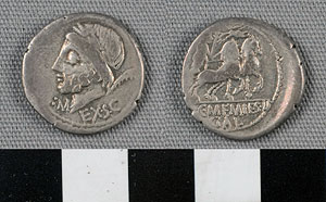 Thumbnail of Coin: Roman Republic, Denarius (1919.63.0880)