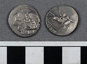 Thumbnail of Coin: Roman Republic, Denarius (1919.63.0911)