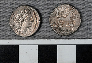 Thumbnail of Coin: Roman Republic, Denarius (1919.63.0925)