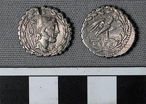 Thumbnail of Coin: Roman Republic, Denarius (1919.63.0927)