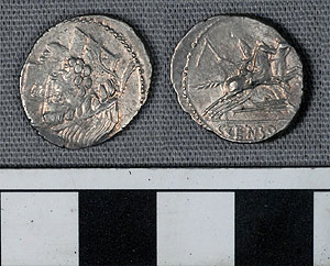 Thumbnail of Coin: Roman Republic, Denarius (1919.63.0941)