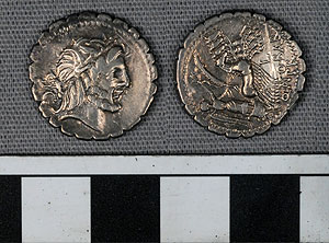 Thumbnail of Coin: Roman Republic, Denarius (1919.63.0943)