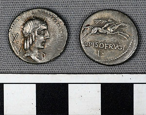Thumbnail of Coin: Roman Republic, Denarius (1919.63.0944)