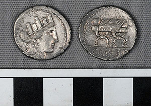 Thumbnail of Coin: Roman Republic, Denarius (1919.63.0949)
