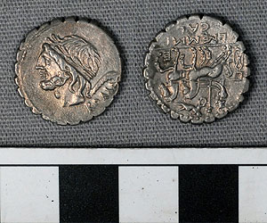 Thumbnail of Coin: Roman Republic, Denarius (1919.63.0986)