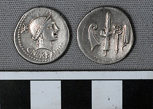 Thumbnail of Coin: Roman Republic, Denarius (1919.63.1013)