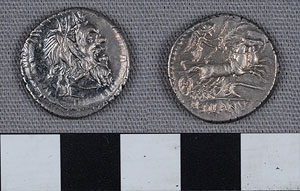 Thumbnail of Coin: Roman Republic, Denarius (1919.63.1066)