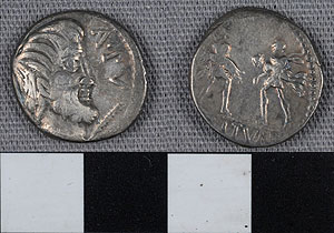 Thumbnail of Coin: Roman Republic, Denarius (1919.63.1099)