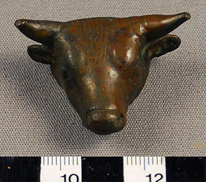 Thumbnail of Head of Bull Figurine (1927.01.0001)