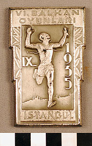 Thumbnail of Commemorative Plaque for the Balkan Games in Istanbul  (1977.01.0026)