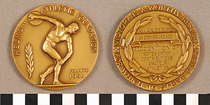 Thumbnail of Award Medal: United Savings Helms Athletic Foundation (1977.01.0049C)
