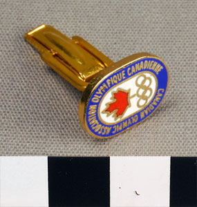 Thumbnail of Commemorative Olympic Cuff Link (1977.01.0190B)