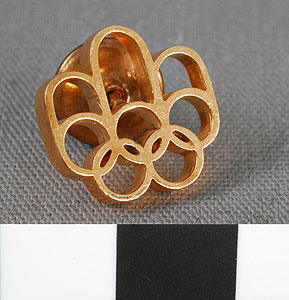 Thumbnail of Commemorative Olympic Lapel Pin (1977.01.0196)