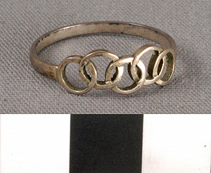 Thumbnail of Commemorative Olympic Ring (1977.01.0217)