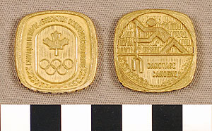 Thumbnail of Commemorative Olympic Medallion: Canoeing, Canadian Olympic Association at the 1972 Munich Olympiad (1977.01.0266J)