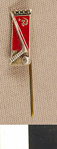 Thumbnail of Commemorative Stick pin: Russia and Hockey (1977.01.0267B)