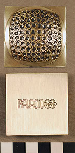 Thumbnail of Commemorative Olympic Plaque: "Palacio" (1977.01.0371F)