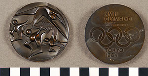 Thumbnail of Olympic Participation Medal: XVIII Summer Olympiad (1977.01.0442A)