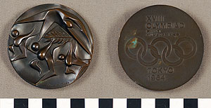 Thumbnail of Olympic Participation Medal: XVIII Summer Olympiad (1977.01.0442B)