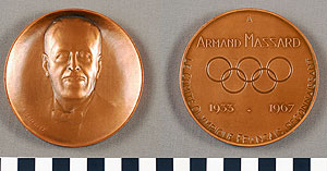 Thumbnail of Commemorative Medal: Armand Massard (1977.01.0493)