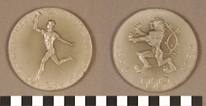 Thumbnail of Olympic Commemorative Medallion: "Ceskoslovensky Vybor Olympijsky" (1977.01.0515B)