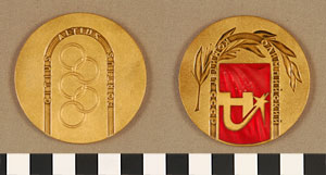 Thumbnail of Olympic Commemorative Medallion (1977.01.0520A)