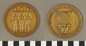 Thumbnail of Commemorative Medallion: "Die Stadt Augsburg Fur Verdienste Um den Sport" (1977.01.0529)