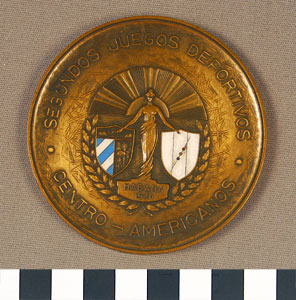 Thumbnail of Commemorative Medallion: "Segundos Juegos Deportivos, Centro-Americanos" (1977.01.0543)
