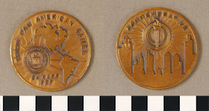Thumbnail of Commemorative Medallion: "Third Pan American Games" (1977.01.0549A)