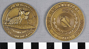Thumbnail of Commemorative Medallion: IV Pan-American Games (1977.01.0550A)