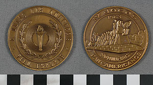 Thumbnail of Commemorative Medallion: IV Pan-American Games (1977.01.0550B)