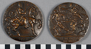 Thumbnail of Commemorative Medallion: "Centenario de la Batalla de Pichincha" (1977.01.0643)