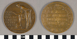 Thumbnail of Commemorative Medal: "For Scholarship and Athletic Prowess" (1977.01.0649)