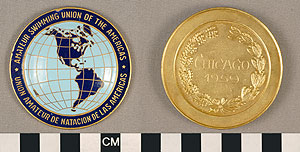 Thumbnail of Medallion: Amateur Swimming Union of the Americas (1977.01.0659)