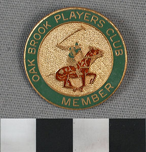Thumbnail of Membership Pin: Oak Brook Players Club (1977.01.0668A)