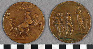 Thumbnail of Olympic Participation Medal: VII Summer Olympiad (1977.01.0693B)