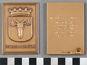 Thumbnail of Presentation Plaque: City of Ostersund (1977.01.0709)