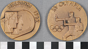 Thumbnail of Olympic Participation Medal: XV Summer Olympiad (1977.01.0725A)