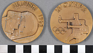 Thumbnail of Olympic Participation Medal: XV Summer Olympiad (1977.01.0725C)