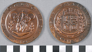 Thumbnail of Commemorative Medallion: "53-eme Session CIO, Sofia" (1977.01.0735A)
