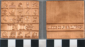 Thumbnail of Olympic Commemorative Plaque:  "Juegos De La XIX Olympiada, Mexico" (1977.01.0748B)