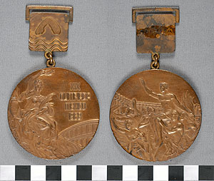 Thumbnail of Olympic Bronze Medal: XIX Olympiad (1977.01.0755A)