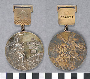 Thumbnail of Olympic Gold Medal: XIX Olympiad (1977.01.0755B)