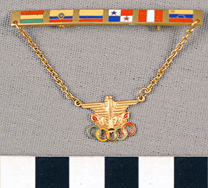 Thumbnail of Olympic Commemorative Tie Clip (1977.01.0934)