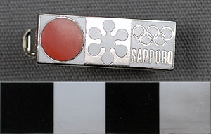 Thumbnail of Commemorative Olympic Tie Clip (1977.01.0937B)